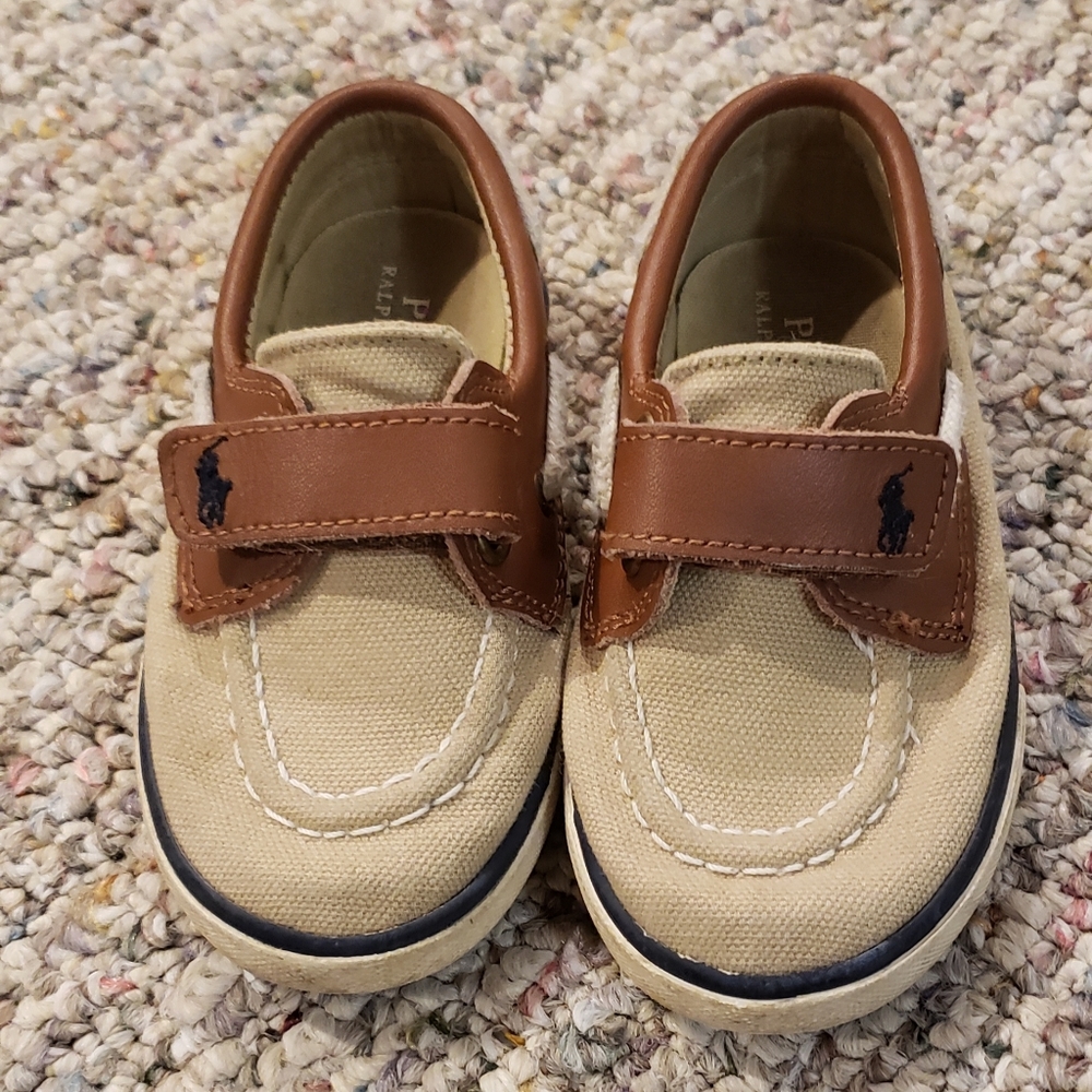 Polo canvas boat shoes Toddler 6